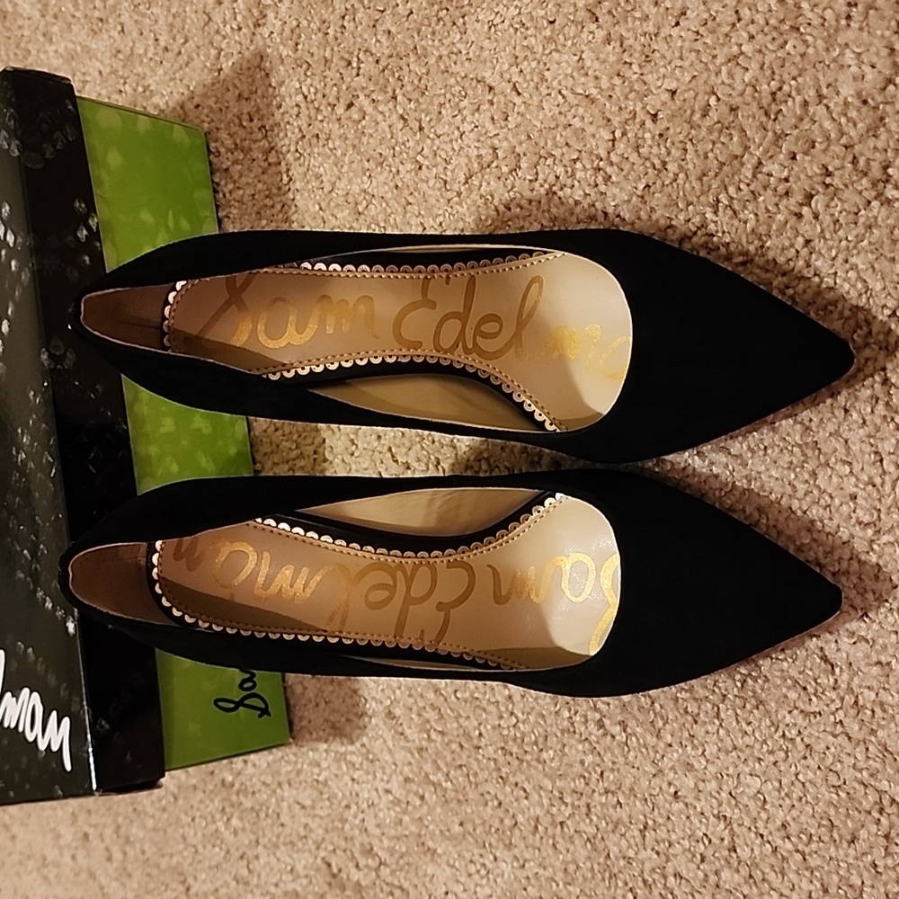 Sam Edelman Danna Suede Heels - Picture 9 of 13